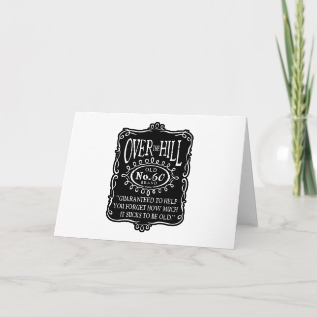 Tarjeta Sobre la colina 60 (Anverso)