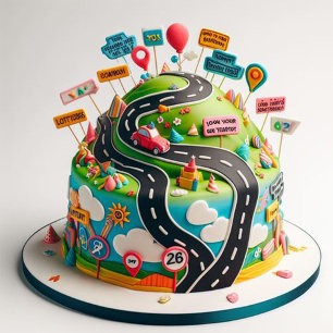 TARJETA SOBRE LA DIVERSIÓN DEL CUMPLEAÑOS