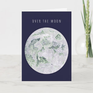 TARJETA SOBRE LA LUNA
