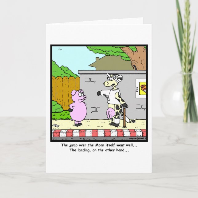 Tarjeta Sobre la luna (Anverso)