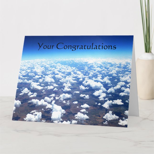 Tarjeta Sobre la nube (Anverso)