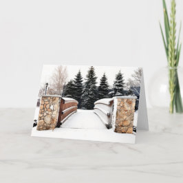 Tarjeta Sobre la pasarela