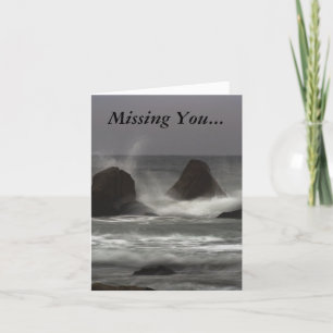 Tarjeta Sobre las rocas - White Point Beach, NS