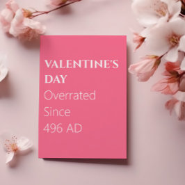 Tarjeta Sobrevalorado desde 496 El día de San Valentín AD