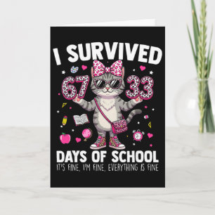 Tarjeta Sobreviví 67 33 Días De Maestra De Escuela Niñas