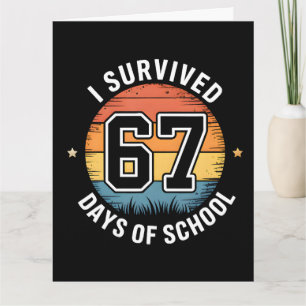 Tarjeta Sobreviví 67 Días De Colegio 