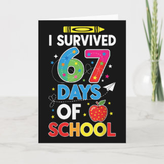 Tarjeta Sobreviví 67 Días De Colegio Seis Siete Meme Para 