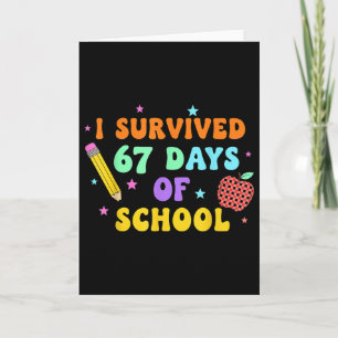 Tarjeta Sobreviví 67 Días De Colegio Seis Siete Meme Para