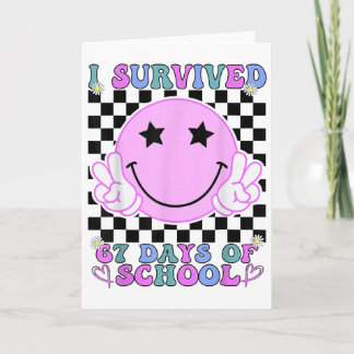 Tarjeta Sobreviví 67 Días De Escuela Divertido 67 Meme Est