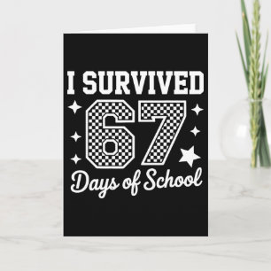Tarjeta Sobreviví 67 Días De Maestros Estudiantes _1