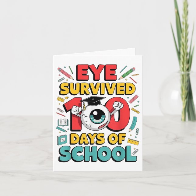 Tarjeta Sobreviví A 100 Días De Ébola Divertida En La Escu (Anverso)