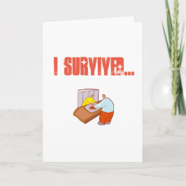 Tarjeta Sobreviví a la cafetería del hospital