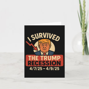 Tarjeta Sobreviví A La Difícil Recesión De Trump
