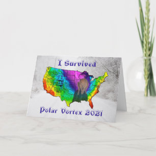Tarjeta Sobreviví a Vortex Polar 2021