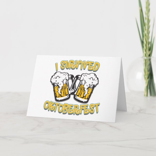 Tarjeta Sobreviví al Oktoberfest (Anverso)