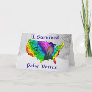 Tarjeta Sobreviví al vórtice polar