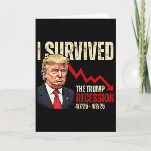 Tarjeta Sobreviví la recesión de Trump 4725 4925 Trump Rec
