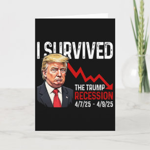 Tarjeta Sobreviví la recesión de Trump 4725 4925 Trump Rec