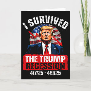 Tarjeta Sobreviví la recesión de Trump 4725 4925 Trump Rec