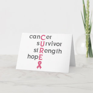 Tarjeta Sobreviviente de cáncer