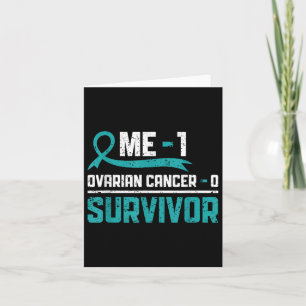 Tarjeta Sobreviviente de cáncer de ovario Guerrero de cánc