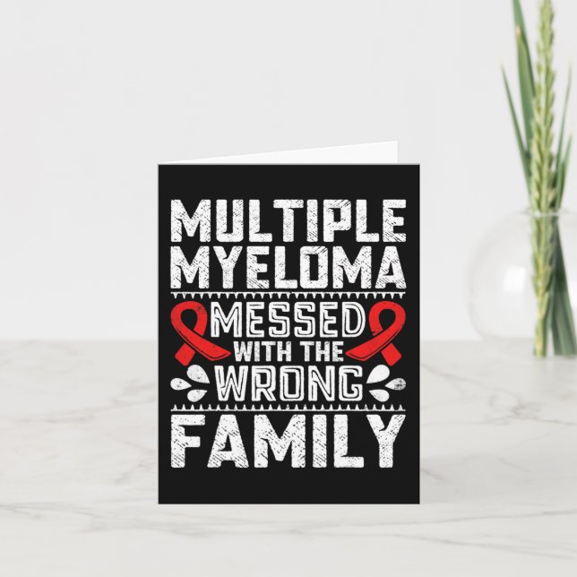 Tarjeta Sobreviviente de cáncer de sangre Mieloma Plasmáti (Anverso)