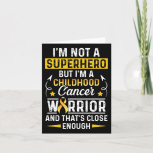 Tarjeta Sobreviviente de cáncer infantil, no Warri De Apoy