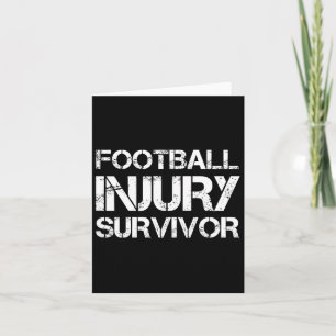 Tarjeta Sobreviviente de lesión de fútbol