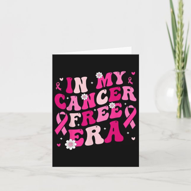 Tarjeta Sobreviviente de mi era libre de cáncer de mama ad (Anverso)