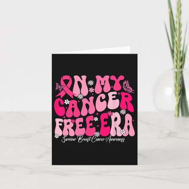 Tarjeta Sobreviviente de mi era libre de cáncer de mama ad (Anverso)