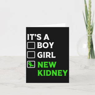 Tarjeta Sobreviviente de trasplante de riñón Dueño del Nue
