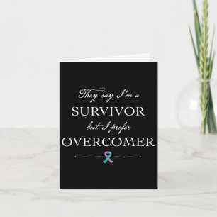 Tarjeta Sobreviviente del suicidio - Prefiero el supervivi