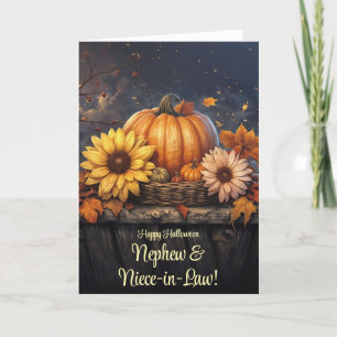 Tarjeta Sobrina y sobrina cuñada feliz Halloween