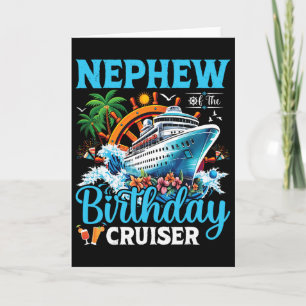 Tarjeta Sobrino Del Crucero Del Barco De Cumpleaños Cumple