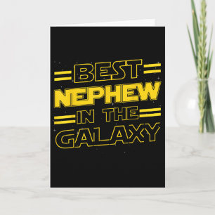 Tarjeta Sobrino En La Galaxia Regalo Divertido Del Día Del