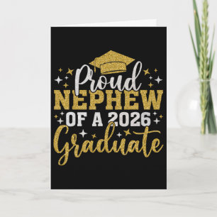 Tarjeta Sobrino Senior 2026 Orgulloso Sobrino De Un Gradua