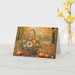 Tarjeta Sobrino y sobrina en abogacía Feliz Día de Acción 