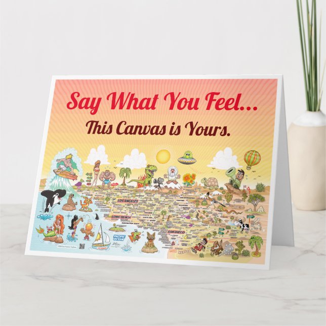 Tarjeta SoCal enorme personalizado (Anverso)