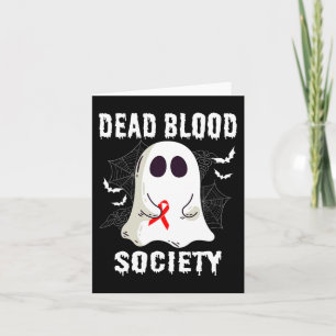 Tarjeta Sociedad de Sangre Muerta Fantasma Conciencia del 
