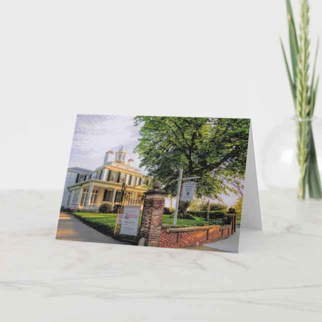 Tarjeta Sociedad Mayflower Casa MAMÁES Plymouth (Anverso)