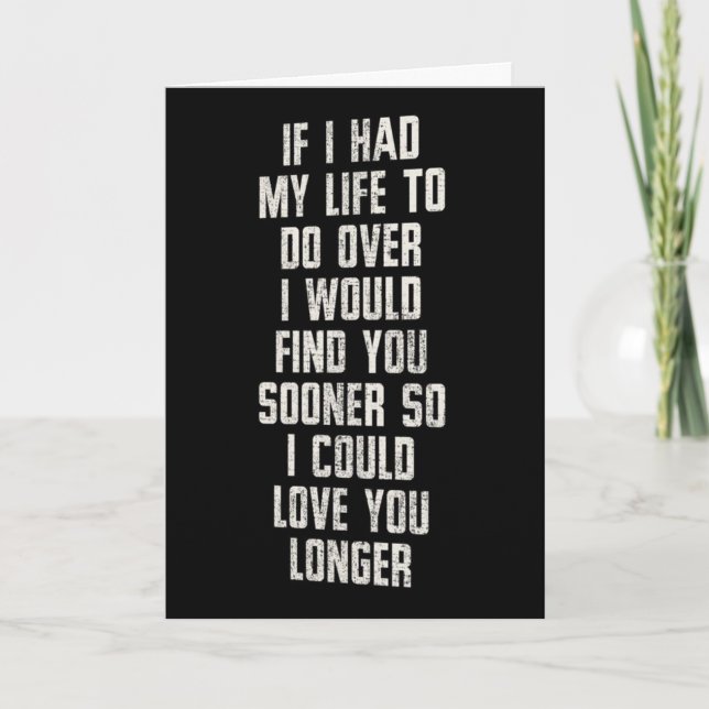 TARJETA SOCIO EN LA VIDA = ERES MI ANIVERSARIO DE LA VIDA (Anverso)