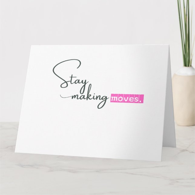 Tarjeta Sofisticado minimalista (Anverso)