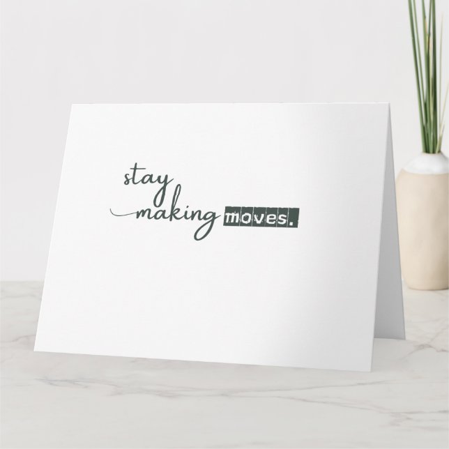 Tarjeta Sofisticado minimalista (Anverso)