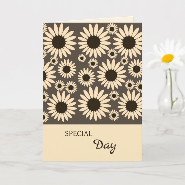 Tarjeta Soft Empress Brown Birthday Card (Planta pequeña)