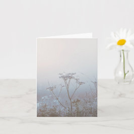 Tarjeta Soft Frosty Morning Nature Sympathy