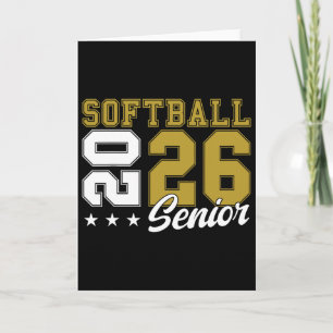 Tarjeta Softbol Noche de Veteranos Softbol Senior 2026 Gra