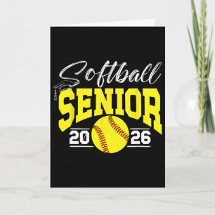 Tarjeta Softbol Senior 2026 Jugador de Softbol Senior 2026