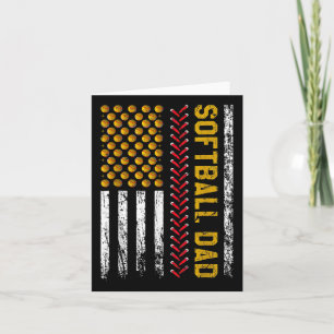 Tarjeta Softll Papá Día del Padre Bandera Americana Papá S