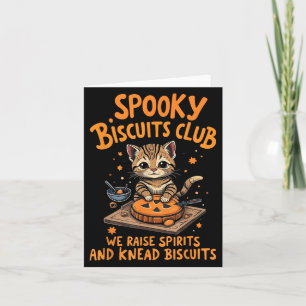 Tarjeta Soky Biscuits Club Cat Funny Halloween