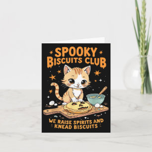 Tarjeta Soky Biscuits Club Gato Divertido Halloween Repost